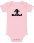 Bass Coast Eco Baby Onesie -black/white/pink/yellow