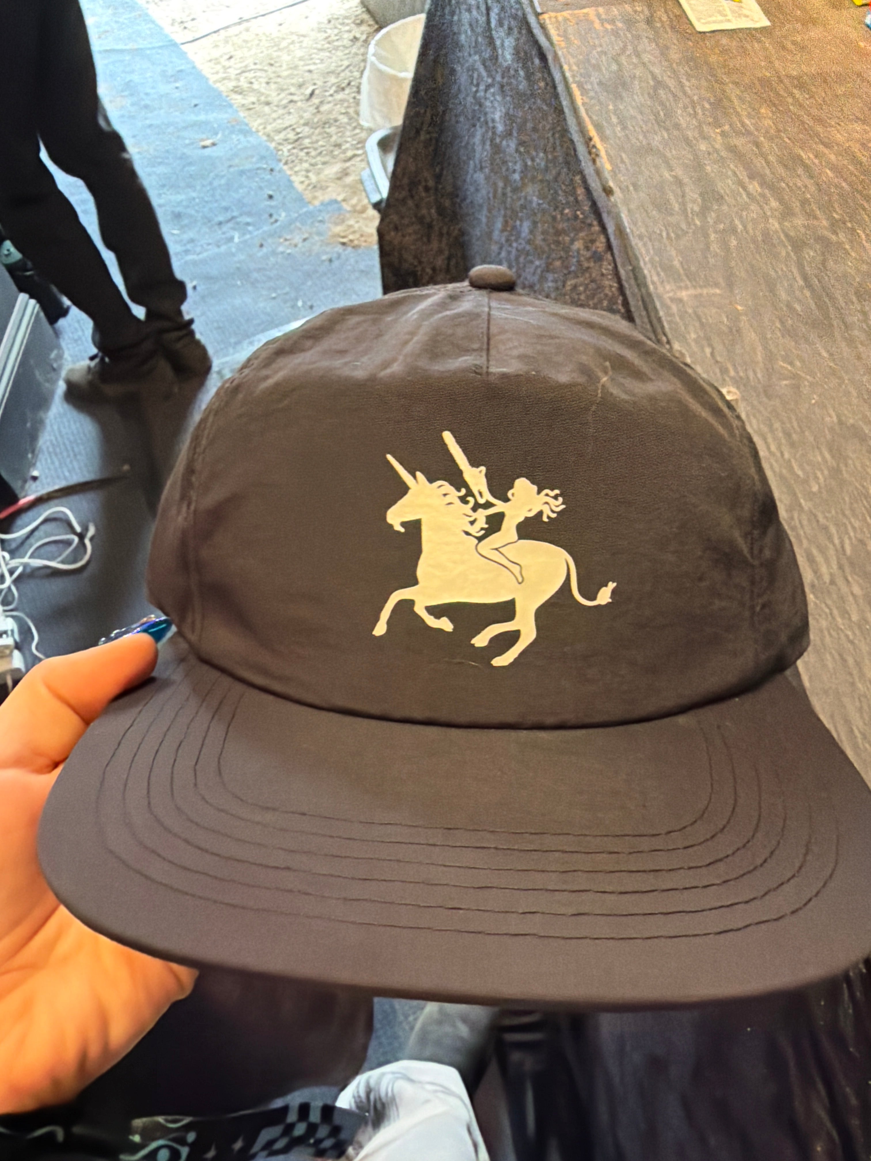 Yew Hat - White Unicorn - Bass Coast