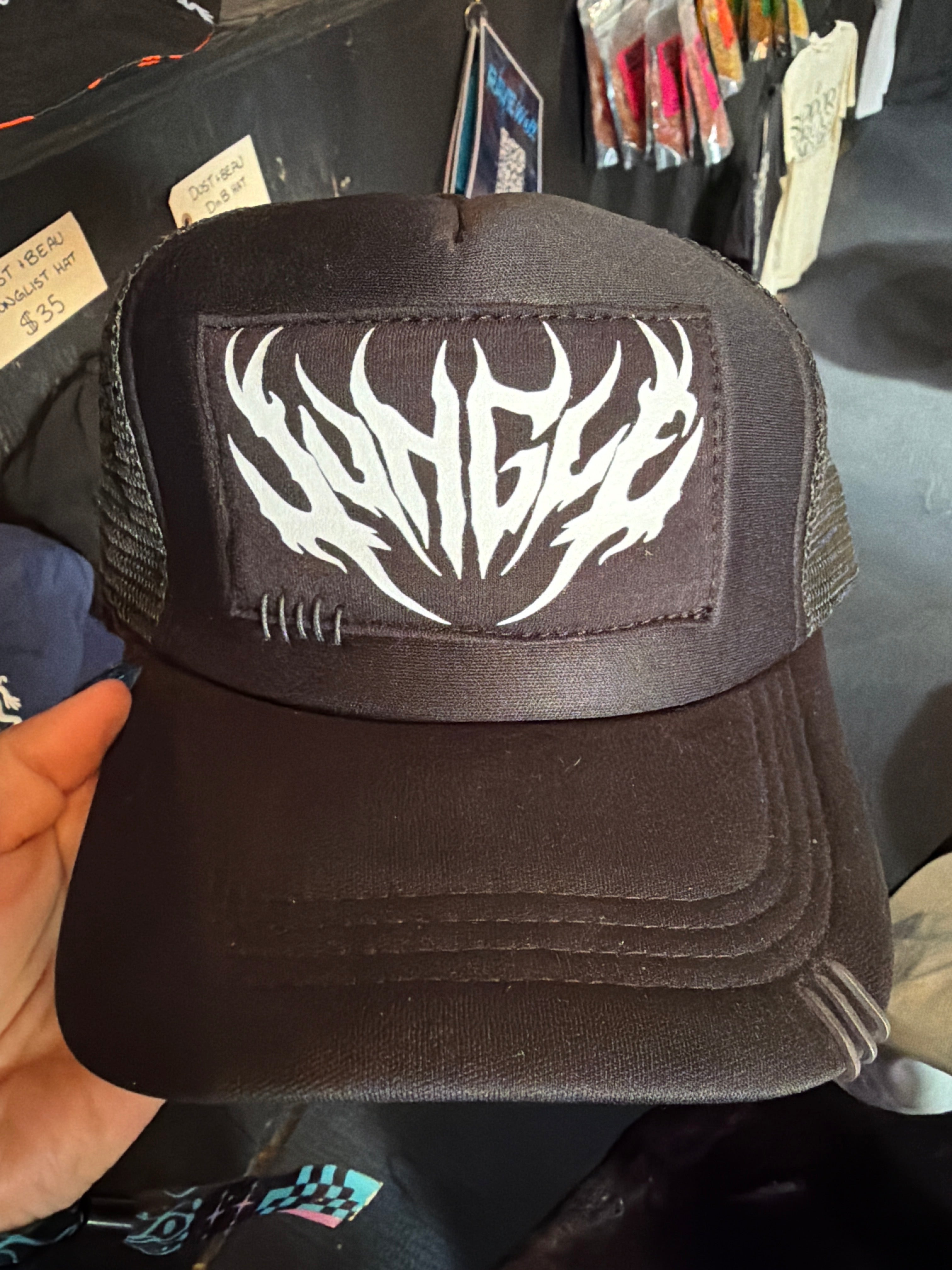 Hat Jungle black (White logo) - Dust & Beau