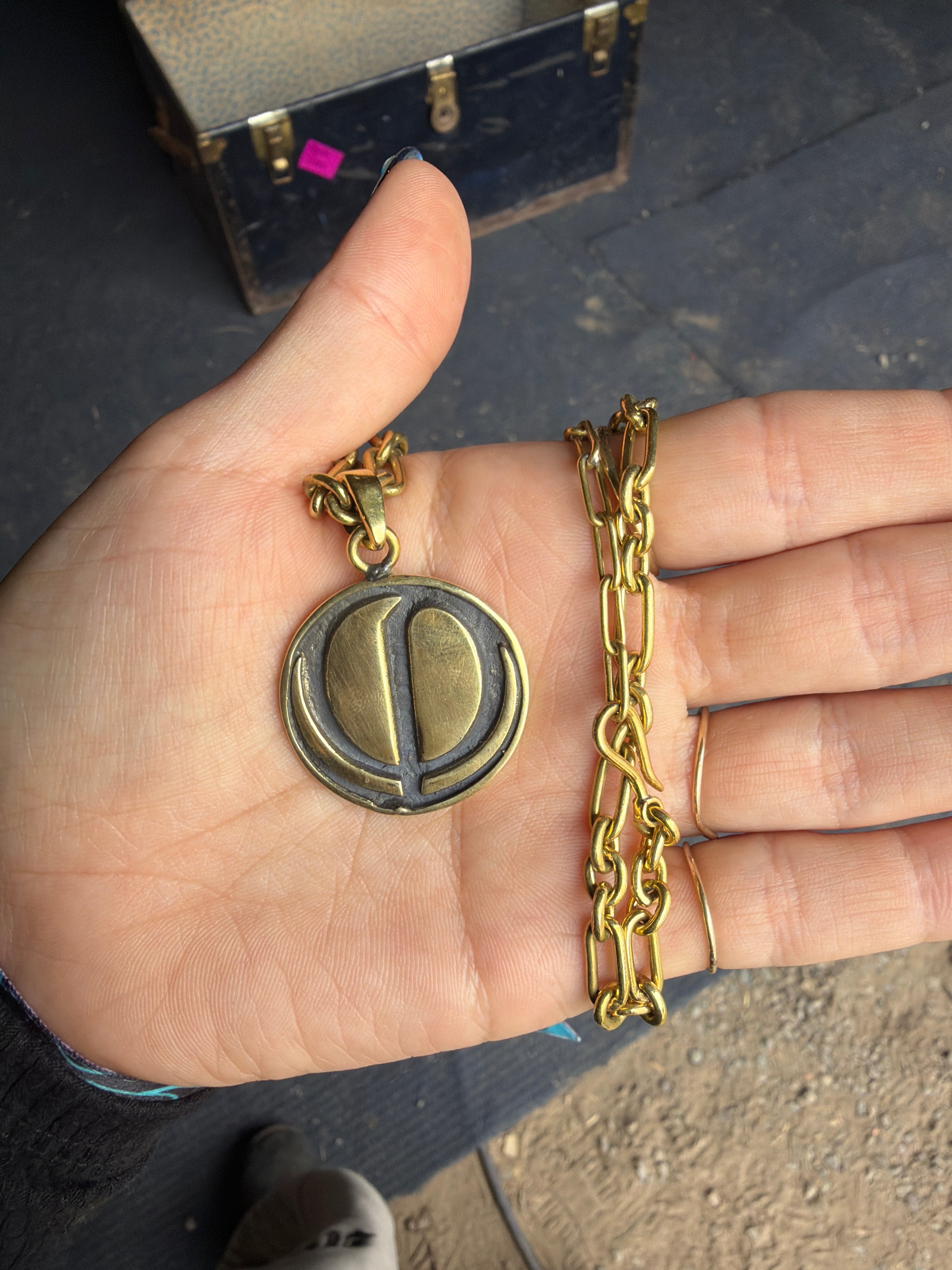 Brass Chunky Chain - Dust & Beau