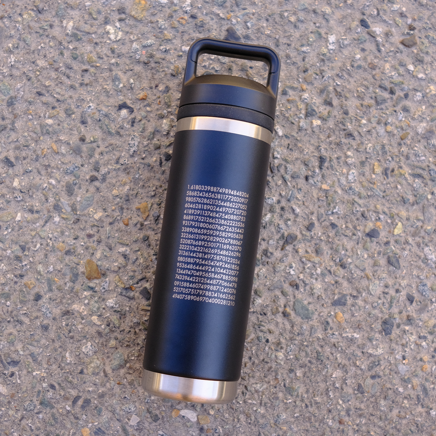 Numbers Water Bottle