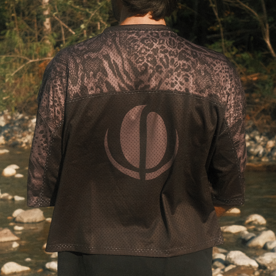 *Pre-Order* Bass Coast SPORTS! Cropped Mesh Football Jersey