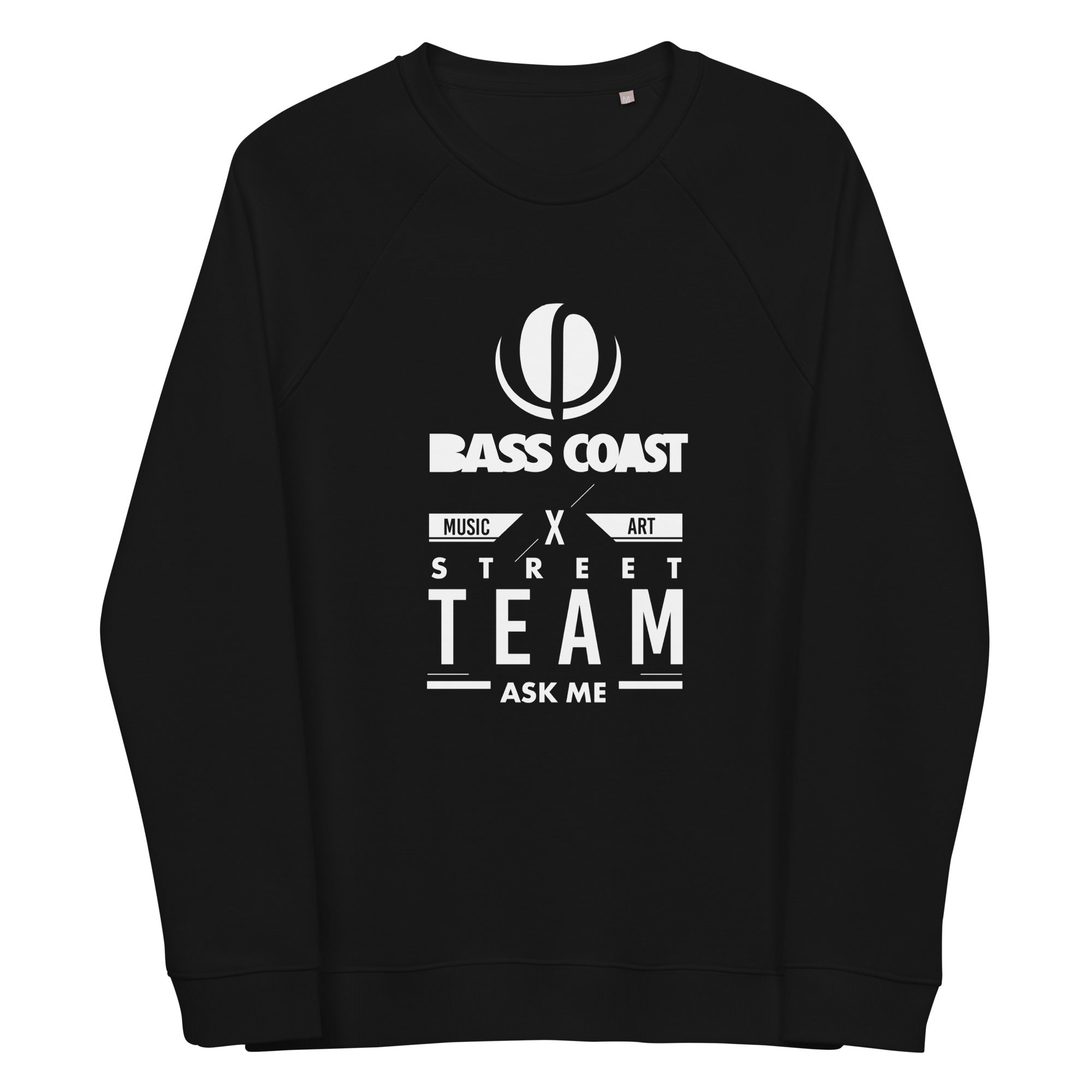 Street Team 2026: Unisex Organic Raglan Sweatshirt