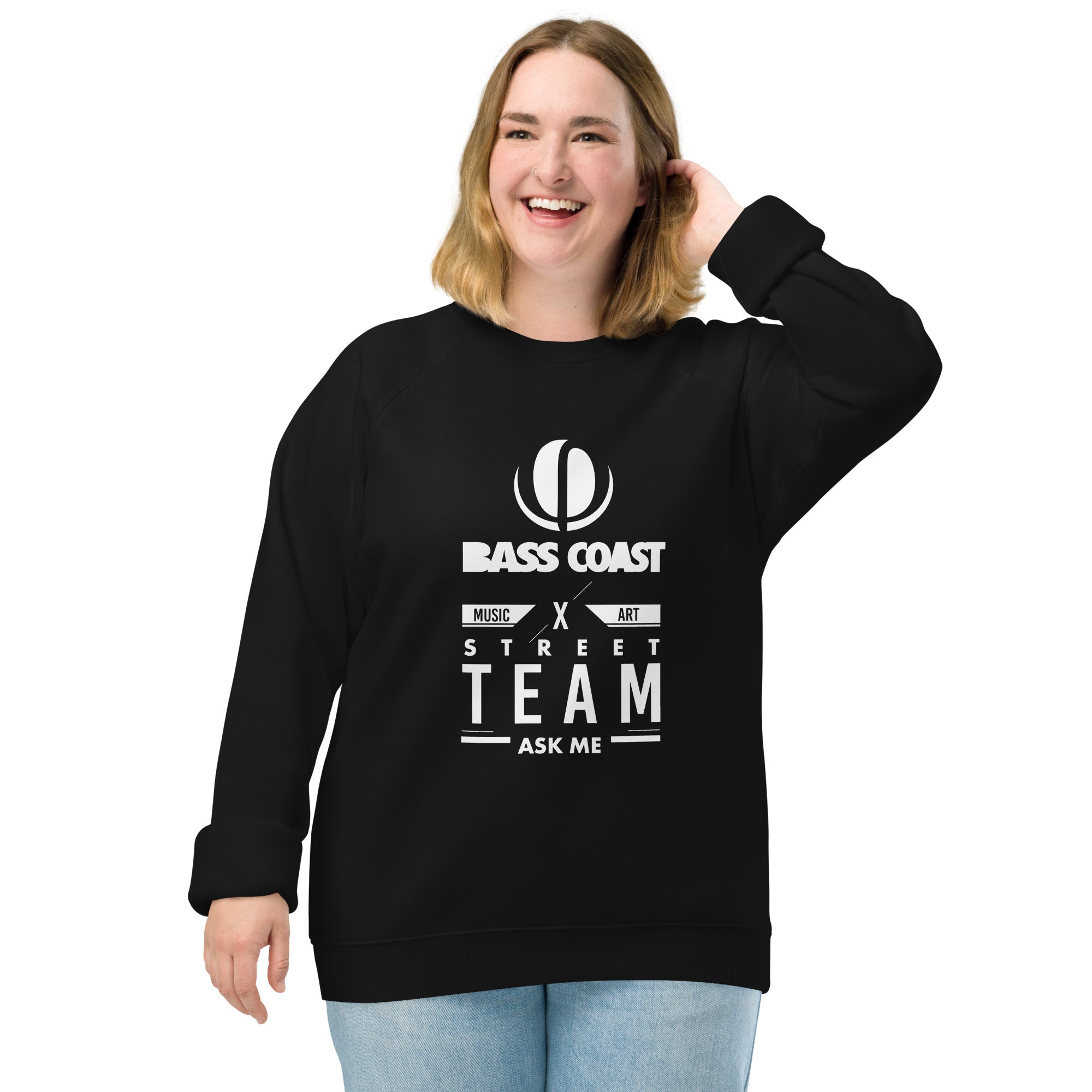 Street Team 2026: Unisex Organic Raglan Sweatshirt