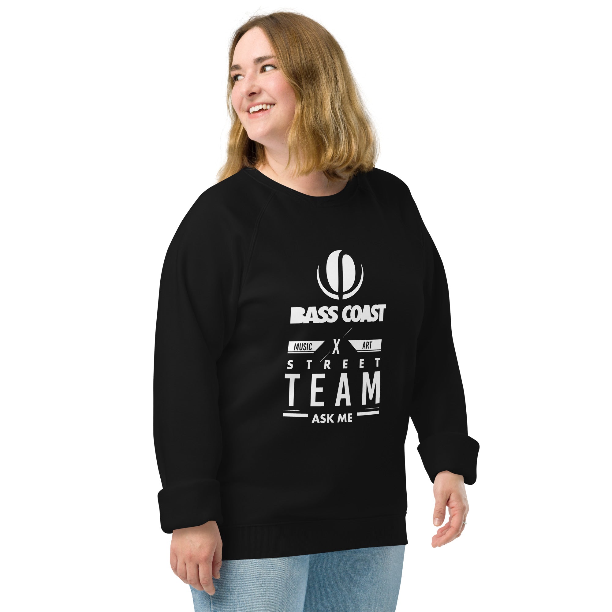 Street Team 2026: Unisex Organic Raglan Sweatshirt