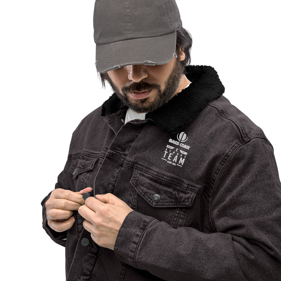 Street Team 2024 -  Unisex denim sherpa jacket
