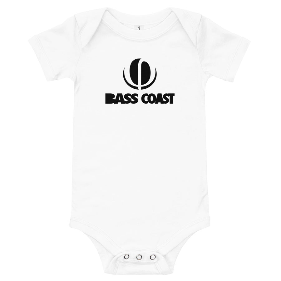 Bass Coast Eco Baby Onesie -black/white/pink/yellow